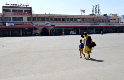 2,663 buses operate in Karnataka despite staff strike 2,663 buses operate in Karnataka despite staff strike