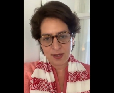 Priyanka cancels campaign after Vadra tested Covid +ve Priyanka cancels campaign after Vadra tested Covid +ve