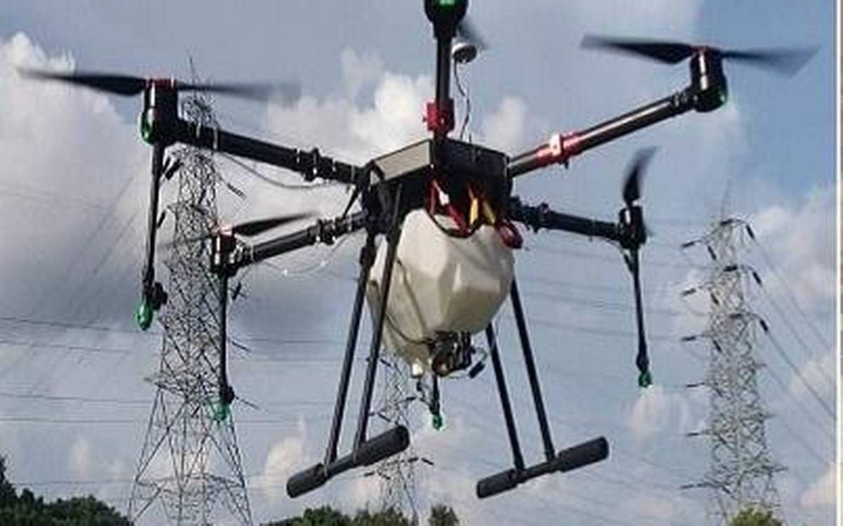 Garuda drones to sanitise Bengaluru hospitals, public buildings Garuda drones to sanitise Bengaluru hospitals, public buildings