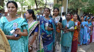 Re-polling held in 4 polling stations in Assam Re-polling held in 4 polling stations in Assam