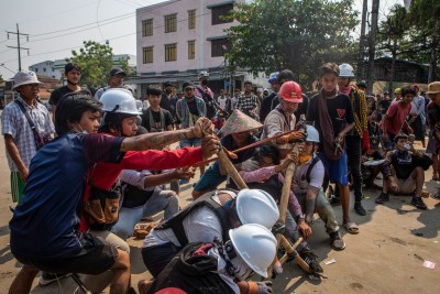 5 dead in Myanmar as crackdown on protests continue 5 dead in Myanmar as crackdown on protests continue