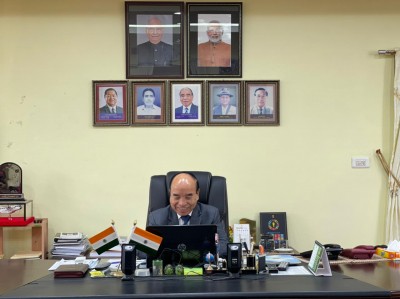 Mizoram CM seeks IAF's help after major forest fire in Lunglei Mizoram CM seeks IAF's help after major forest fire in Lunglei