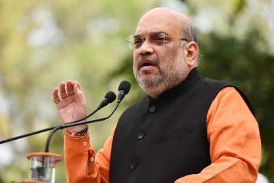 Amit Shah leaves for Chhattisgarh to review Maoist attack Amit Shah leaves for Chhattisgarh to review Maoist attack