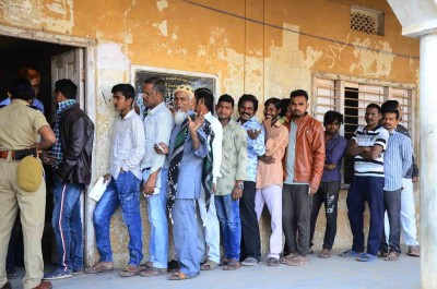 Stage set for voting in Telangana's Nagarjuna Sagar bypoll Stage set for voting in Telangana's Nagarjuna Sagar bypoll
