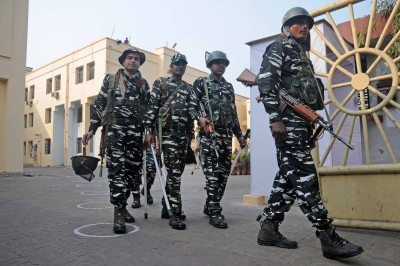 Huge concentration of forces in 3rd phase Bengal polls Huge concentration of forces in 3rd phase Bengal polls