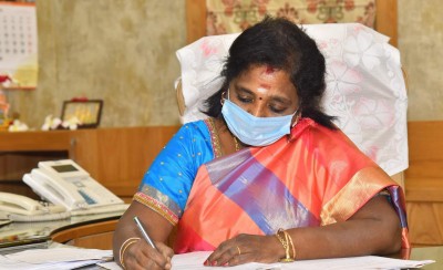 Telangana Governor asks IRCS to ensure vaccination of tribals Telangana Governor asks IRCS to ensure vaccination of tribals