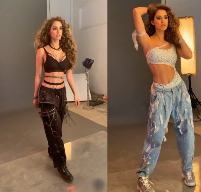 Disha Patani shares her looks in 'Seeti maar' Disha Patani shares her looks in 'Seeti maar'