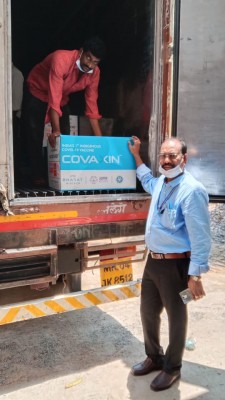 Andhra receives 6 lakh more doses of Covid vaccine Andhra receives 6 lakh more doses of Covid vaccine