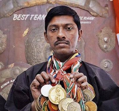 A global martial arts champion living in penury A global martial arts champion living in penury