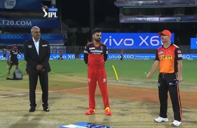 SRH win toss, opt to bowl against RCB SRH win toss, opt to bowl against RCB