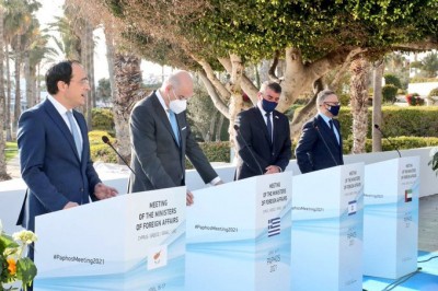 Cyprus, Greece, Israel, UAE FMs meet Cyprus, Greece, Israel, UAE FMs meet