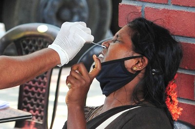New Covid cases spike to 25,795 in Karnataka New Covid cases spike to 25,795 in Karnataka