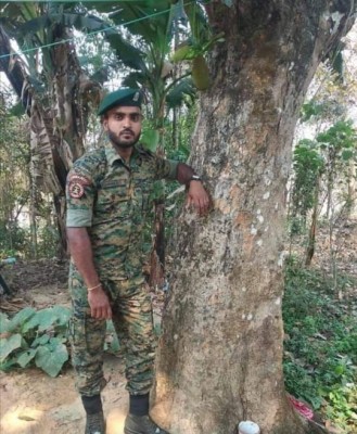 Tripura braveheart martyred in Chhattisgarh Maoist attack Tripura braveheart martyred in Chhattisgarh Maoist attack