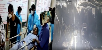 Maha Covid hospital blaze toll climbs to 13 Maha Covid hospital blaze toll climbs to 13