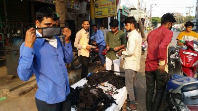 Telangana issues orders for Rs 1,000 penalty on not wearing mask Telangana issues orders for Rs 1,000 penalty on not wearing mask