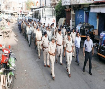 MP Police on high alert to ensure peace on Hanuman Jayanti today MP Police on high alert to ensure peace on Hanuman Jayanti today