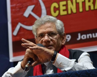 Third term for Sitaram Yechury as CPI-M general secretary Third term for Sitaram Yechury as CPI-M general secretary