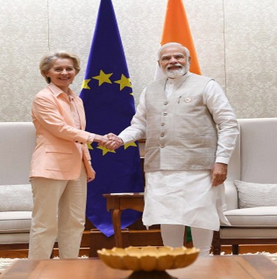 PM Modi, EU's Von Der Leyen discuss ways to step up trade, tech, security links