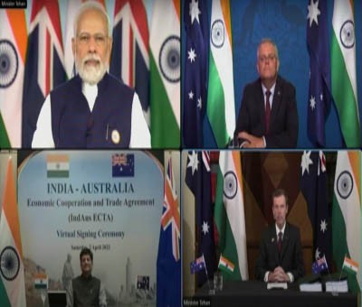 India, Australia ink Economic Cooperation & Trade Agreement India, Australia ink Economic Cooperation & Trade Agreement