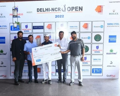 Delhi-NCR Open golf: Manu Gandas wins second title of the season Delhi-NCR Open golf: Manu Gandas wins second title of the season