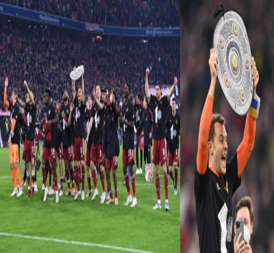Bayern see off Dortmund to lift 10th successive Bundesliga title Bayern see off Dortmund to lift 10th successive Bundesliga title