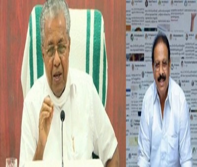 Sudhakaran hits out at Vijayan over crimes, on media for 'concealing' situation Sudhakaran hits out at Vijayan over crimes, on media for 'concealing' situation