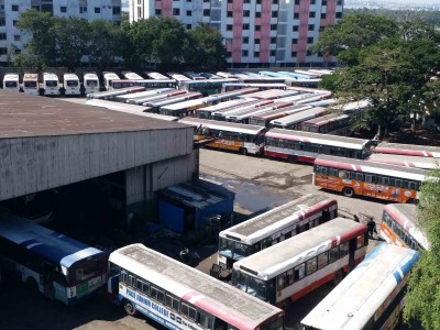 Bus fares go up in Telangana as TSRTC imposes diesel cess Bus fares go up in Telangana as TSRTC imposes diesel cess