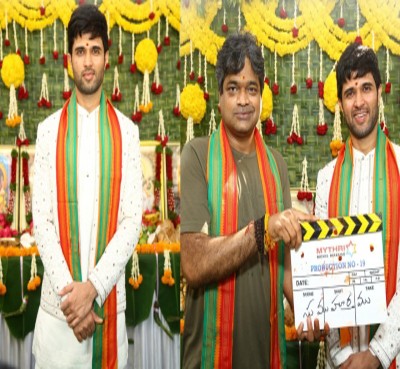 Vijay Deverakonda, Samantha's upcoming movie officially launched Vijay Deverakonda, Samantha's upcoming movie officially launched