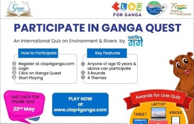 Over 1 lakh people participated in online quiz 'Ganga Quest 2022'