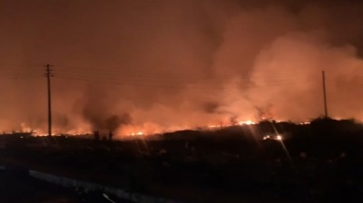 Massive fire in Gurugram's Mansesar; woman killed, 6 injured Massive fire in Gurugram's Mansesar; woman killed, 6 injured