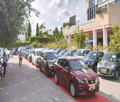Chennai IT firm gifts 100 Maruti cars to 100 employees Chennai IT firm gifts 100 Maruti cars to 100 employees