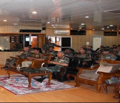 Srinagar Corps Commander chairs security review conference in Kashmir Srinagar Corps Commander chairs security review conference in Kashmir