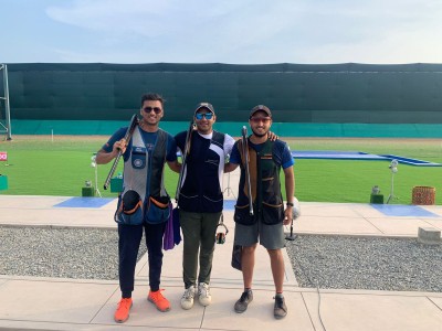 India open account at Shotgun World Cup as men's trap team clinches bronze India open account at Shotgun World Cup as men's trap team clinches bronze