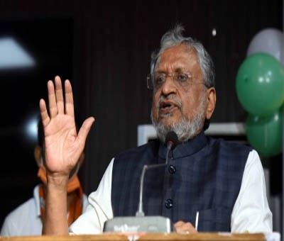 Sushil Modi files criminal defamation case against Rahul Gandhi in Patna Sushil Modi files criminal defamation case against Rahul Gandhi in Patna