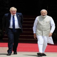 Modi, Johnson hold talks to further intensify ties