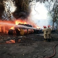 Major fire at railway warehouse in Delhi