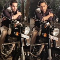 Wheelman: Waseem Mushtaq enjoys biking on shoot of 'Spy Bahu'