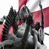 Dragon-slaying returns to London's Trafalgar Square to mark St George's Day