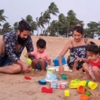 Rocking star Yash takes a break with family