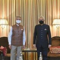 Jaishankar calls on Mauritius PM Pravind Jugnauth