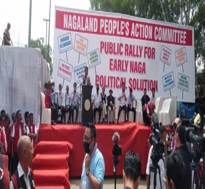 Thousands take to streets in Nagaland demanding early solution to Naga political issue Thousands take to streets in Nagaland demanding early solution to Naga political issue