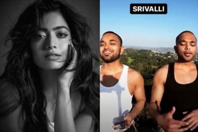 LA-based musical twins do a Srivalli cover, Rashmika reacts