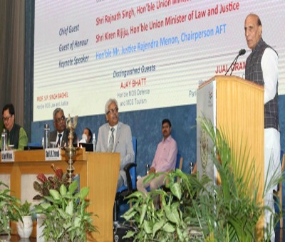 Govt committed to further empower Armed Forces Tribunal: Rajnath Singh Govt committed to further empower Armed Forces Tribunal: Rajnath Singh