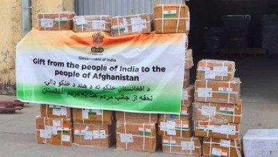 India delivers 10th batch of medical aid to Afghanistan India delivers 10th batch of medical aid to Afghanistan