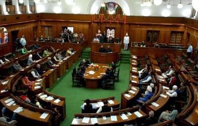 Delhi Assembly's special session adjourned amid uproar Delhi Assembly's special session adjourned amid uproar