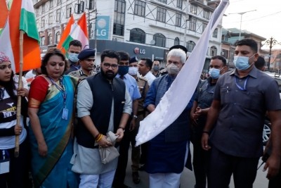 The Great India Run flags-off from Srinagar The Great India Run flags-off from Srinagar