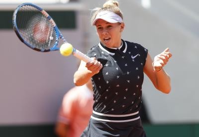Anisimova ousts Kasatkina; Fernandez upset in Cincinnati first round Anisimova ousts Kasatkina; Fernandez upset in Cincinnati first round