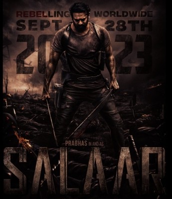 Prabhas's 'Salaar' books release date with special I-Day poster Prabhas's 'Salaar' books release date with special I-Day poster
