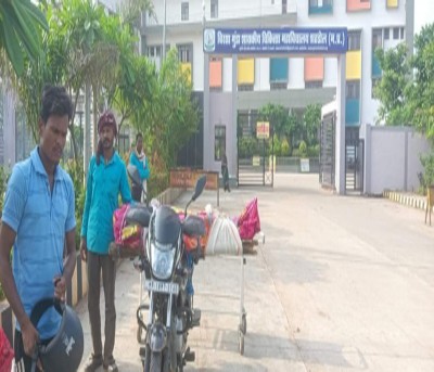 Denied hearse, MP man takes mother's body on bike for cremation Denied hearse, MP man takes mother's body on bike for cremation