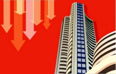 Indices erase all gains, Sensex falls over 310 points Indices erase all gains, Sensex falls over 310 points